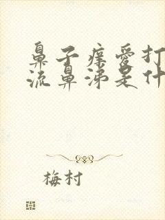 鼻子痒爱打喷嚏流鼻涕是什么原因