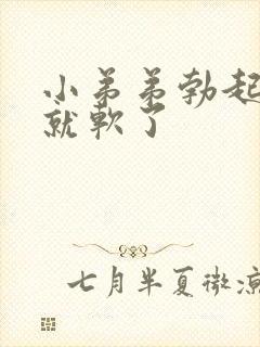 小弟弟勃起一会就软了