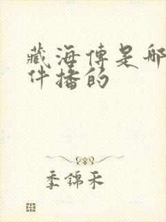 藏海传是哪个软件播的