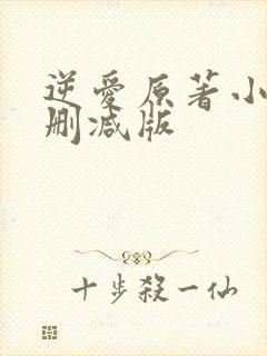 逆爱原著小说未删减版封面