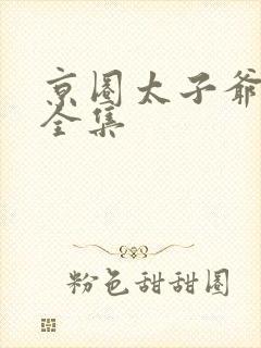 京圈太子爷短剧全集