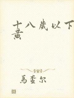 十八岁以下禁看黄封面