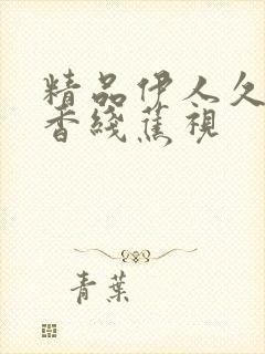 精品伊人久久大香线蕉视