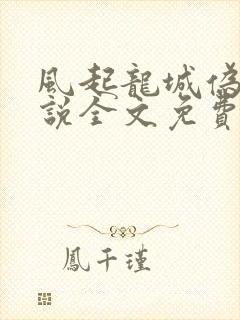 风起龙城伪戒小说全文免费阅读