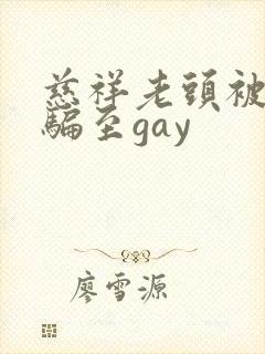 慈祥老头被骚年骗至gay封面