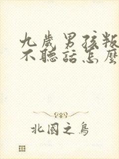 九岁男孩叛逆期不听话怎么办