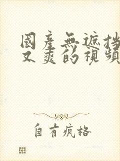 国产无遮挡刺激又爽的视频视频