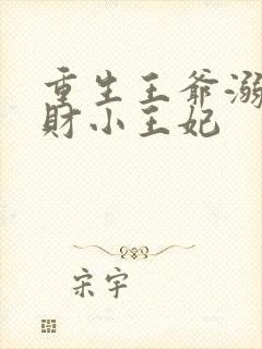 重生王爷溺宠贪财小王妃封面