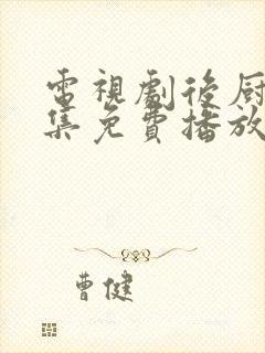 电视剧后厨32集免费播放