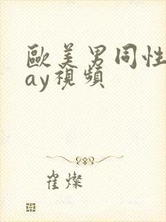 欧美男同性恋gay视频