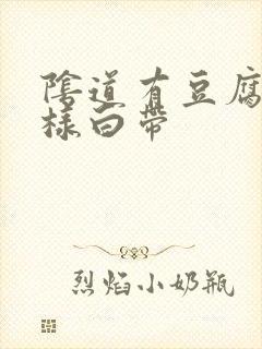 阴道有豆腐渣一样白带