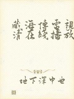 藏海传电视剧高清在线播放