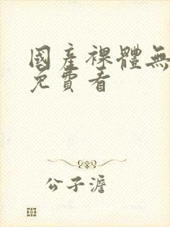 国产裸体无遮挡免费看