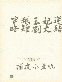 穿越王妃逆袭攻略短剧大结局封面