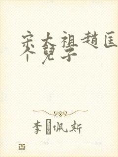 宋太祖赵匡胤几个儿子