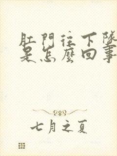 肛门往下坠的疼是怎么回事