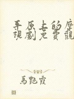 平原上的摩西电视剧免费观看