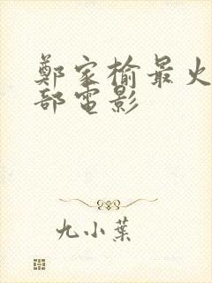 郑家榆最火的三部电影