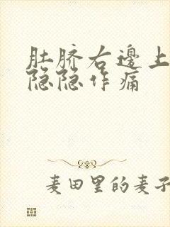 肚脐右边上腹部隐隐作痛封面