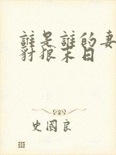 谁是谁的妻小说豺狼末日