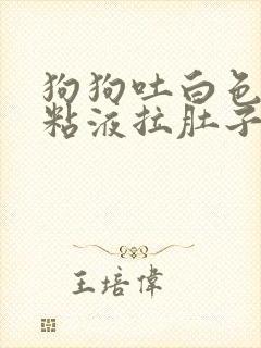 狗狗吐白色泡沫粘液拉肚子