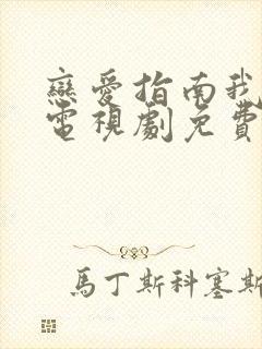 恋爱指南我指北电视剧免费观看全集