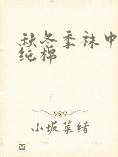 秋冬季袜中筒女纯棉