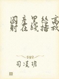 国产黑丝高跟内射在线播放