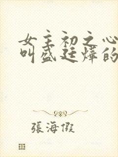 女主初之心男主叫盛廷烨的小说