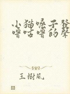 小猫嗓子发出咕噜咕噜的声音