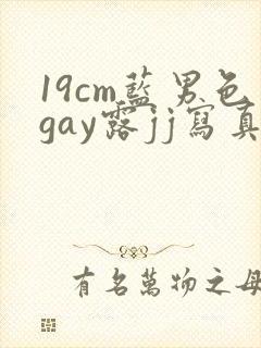 19cm蓝男色gay露jj写真
