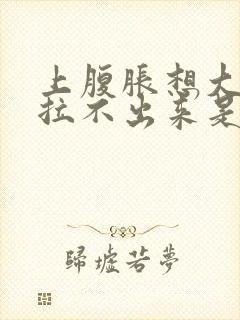 上腹胀想大便又拉不出来是什么原因封面