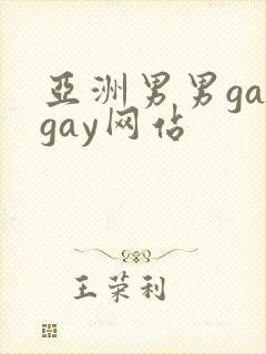 亚洲男男gaygay网站