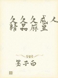 久久久成人国产精品麻豆