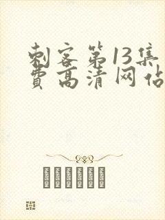 刺客第13集免费高清网站下载大全