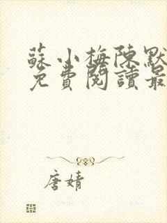 苏小梅陈默小说免费阅读最新章节封面