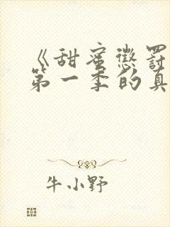 《甜蜜惩罚2》第一季的真人版在线观看