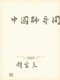 中国帅哥同性恋封面