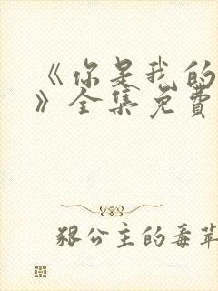 《你是我的荣耀》全集免费观看