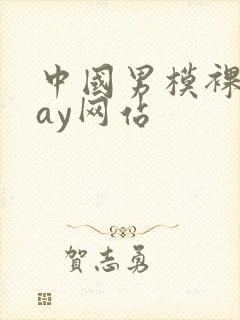 中国男模裸男gay网站