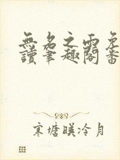 无名之雨免费阅读笔趣阁番外