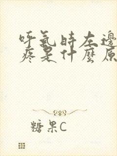 呼气时左边胸口疼是什么原因