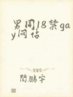 男同18禁gay网站