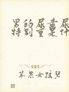 男的尿黄尿骚味特别重是什么原因