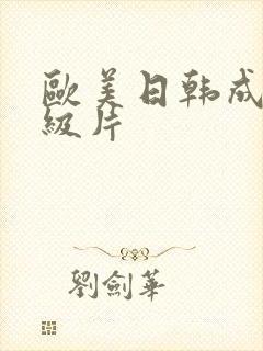 欧美日韩成人一级片