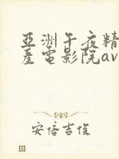 亚洲午夜精品国产电影院av