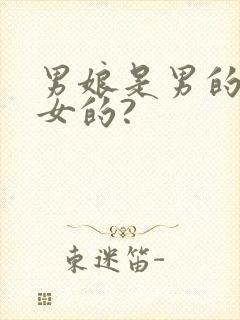 男娘是男的还是女的?