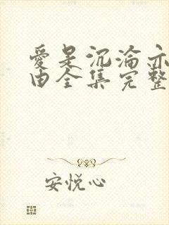 爱是沉沦亦是自由全集完整版