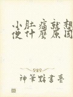 小肚痛就想拉大便什么原因