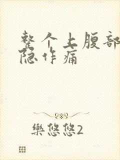 整个上腹部都隐隐作痛